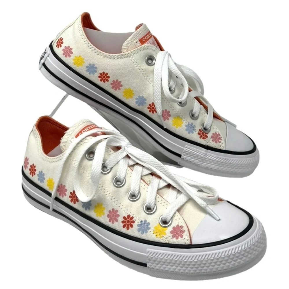 Converse Ctas OX Canvas Egret Multi Low Top Sneakers Women's Shoes Skate A08107F